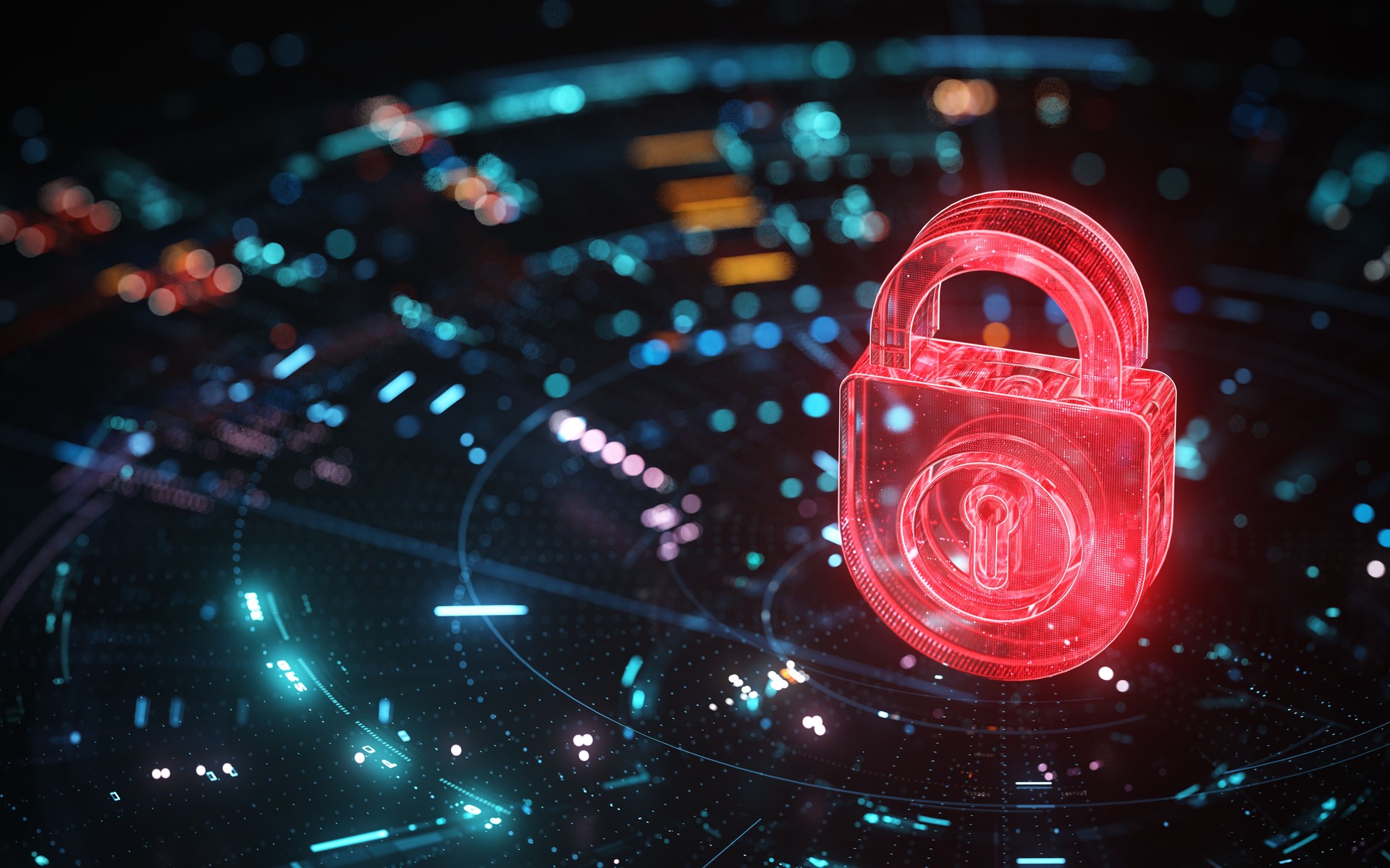 Phishing Cyber Security Fingerprint Ransomware Email Encrypted Technology, Digital Information Protected Secured